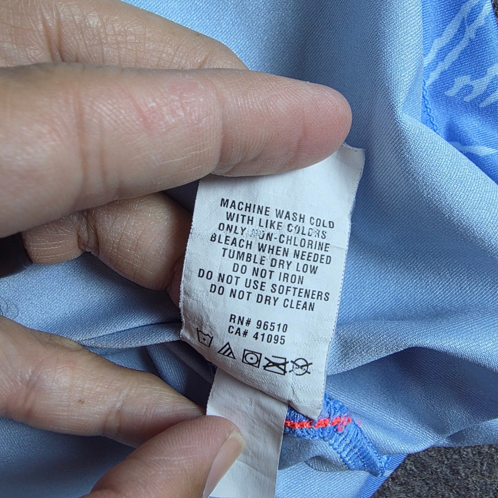 Under Armour Quarter Zip Pullover Mens Large Blue Geometric Iso-Chill 1253195 - Picture 9 of 12